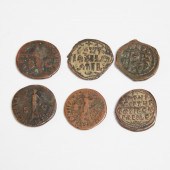 Six Roman/Byzantine Coins  inc