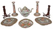 SIX ROSE MEDALLION CHINESE POR