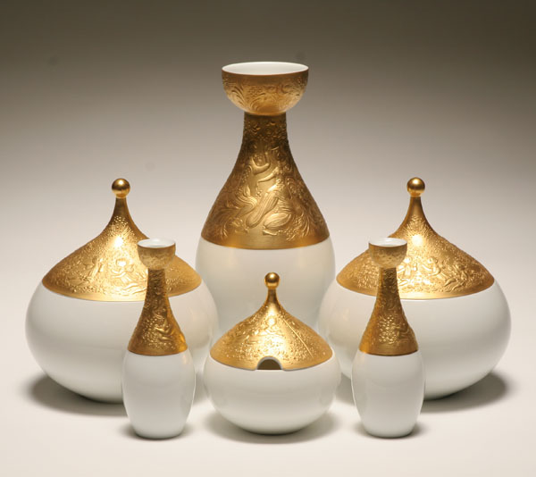Six Rosenthal studio line china