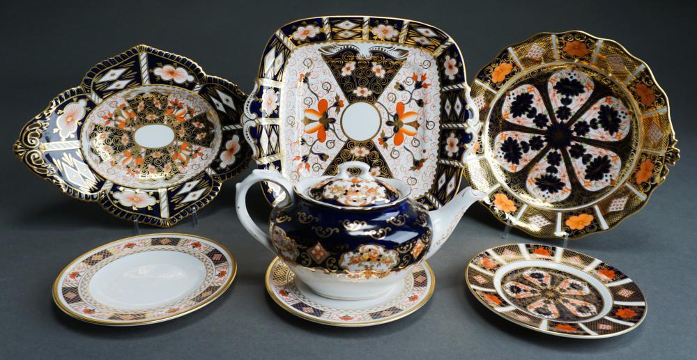SIX ROYAL CROWN DERBY IMARI