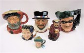 SIX ROYAL DOULTON CHARACTER TO
