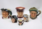 SIX ROYAL DOULTON CHARACTER TO