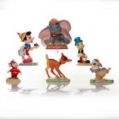 SIX ROYAL DOULTON DISNEY SHOWC