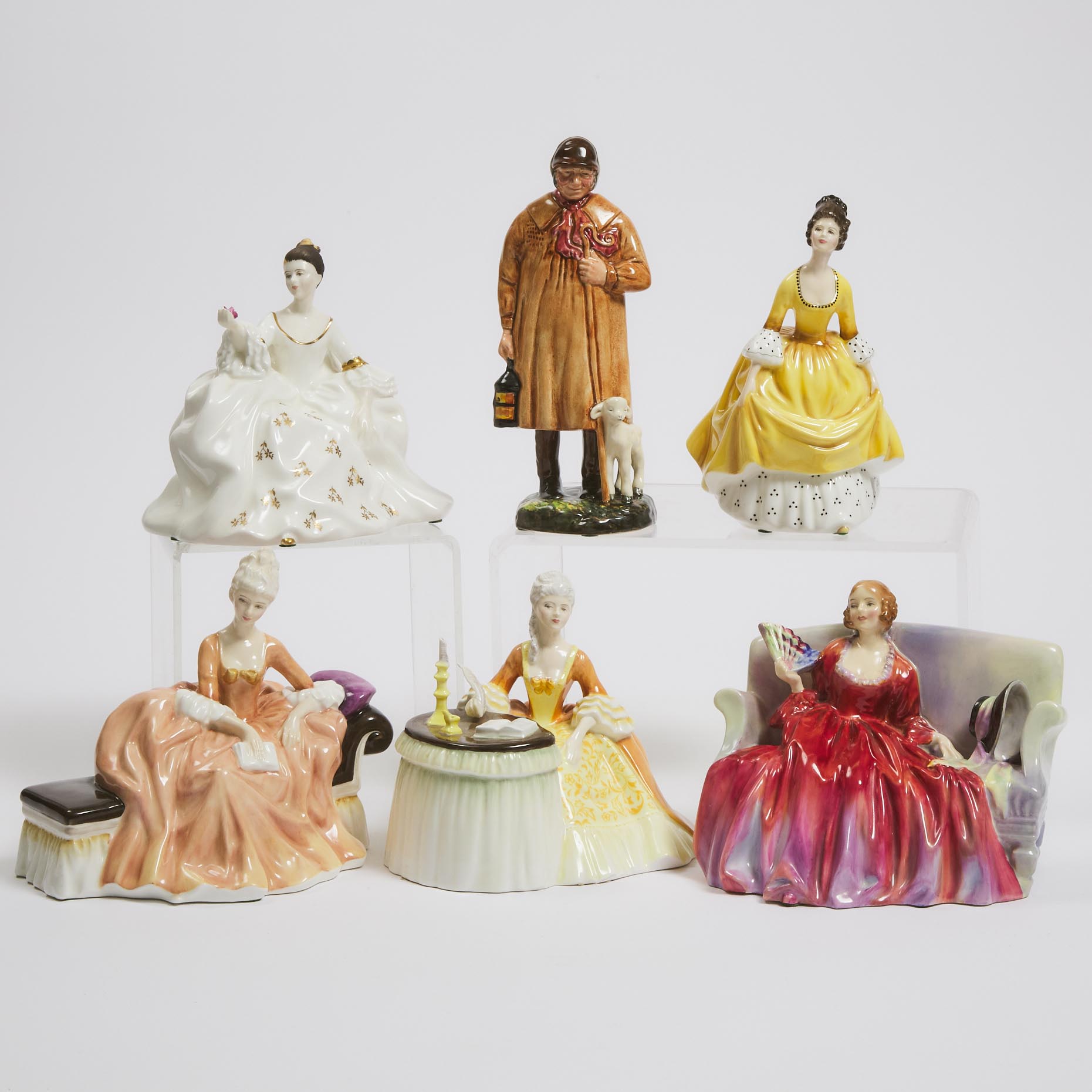 Six Royal Doulton Figures, 20th