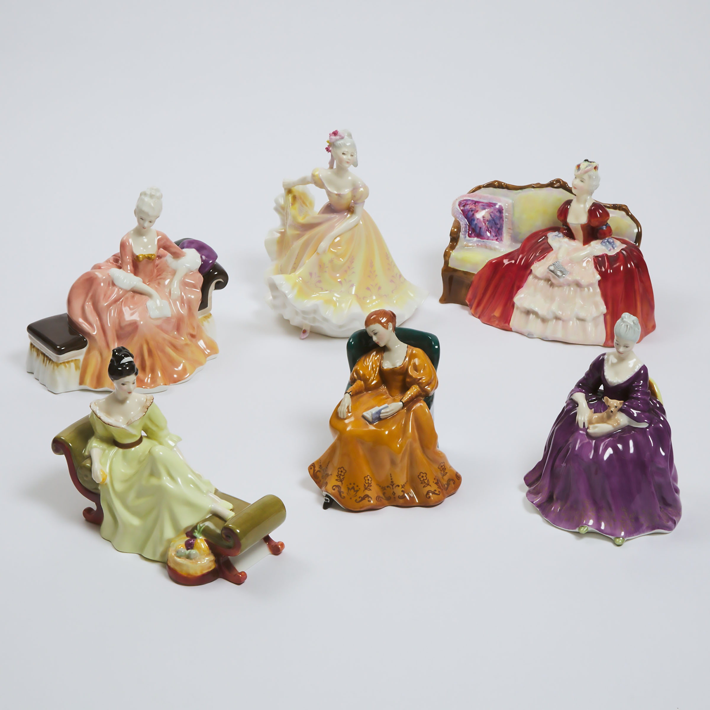 Six Royal Doulton Figures, 20th