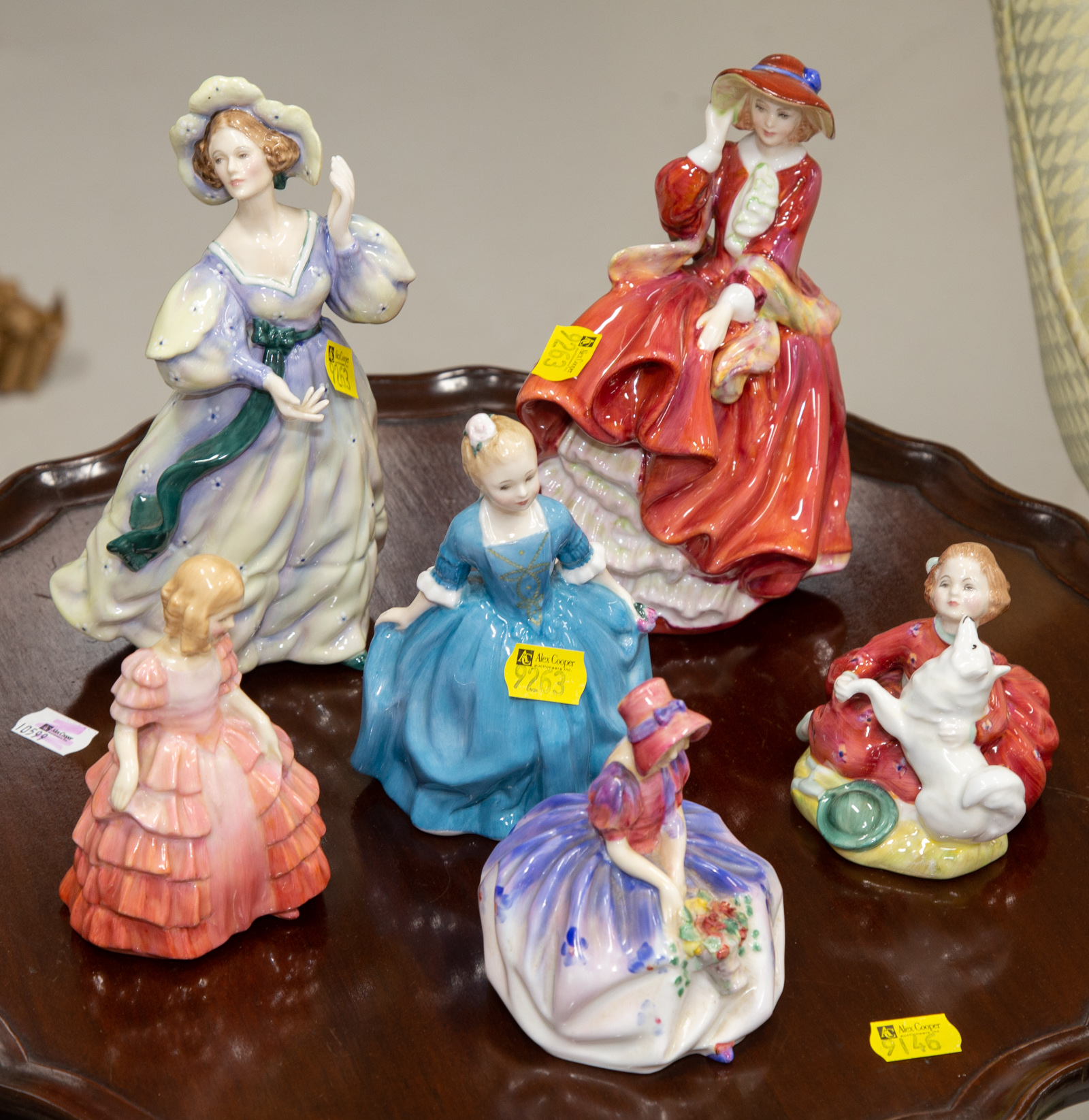 SIX ROYAL DOULTON FIGURES