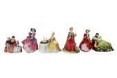 SIX ROYAL DOULTON FIGUREScompr