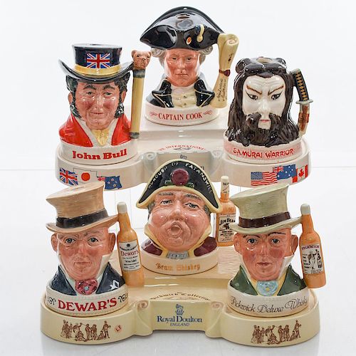 SIX ROYAL DOULTON LIQUOR