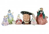 SIX ROYAL DOULTON PORCELAIN FI