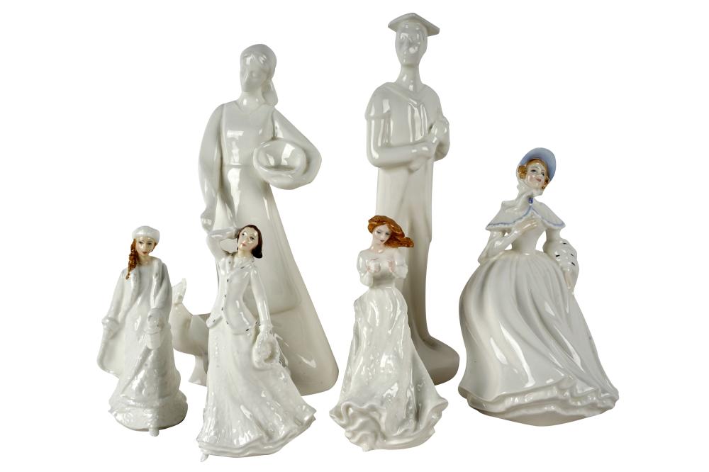 SIX ROYAL DOULTON PORCELAIN