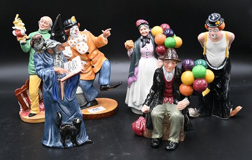 SIX ROYAL DOULTON'S FIGURINESSix