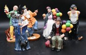SIX ROYAL DOULTON'S FIGURINESS