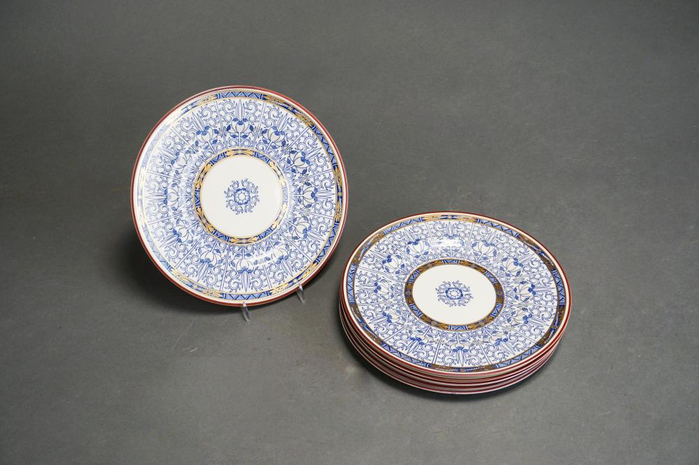 SIX ROYAL WORCESTER AND ROYAL LILLY