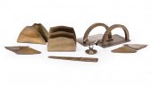 SIX ROYCROFT HAND-HAMMERED DES