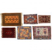 Six rugs, 67 x 93cm, 66 x 82cm