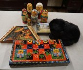 SIX RUSSIAN NESTING DOLLS, DEC