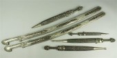 SIX RUSSIAN STYLE EDGED WEAPON