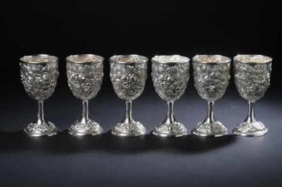 SIX S. KIRK & SON STERLING SILVER