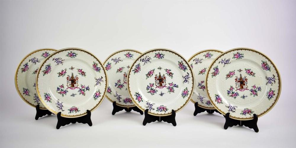 SIX SAMSON PORCELAIN SERVICE