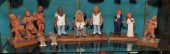 SIX SCULPTURES BY JOEL HURST.