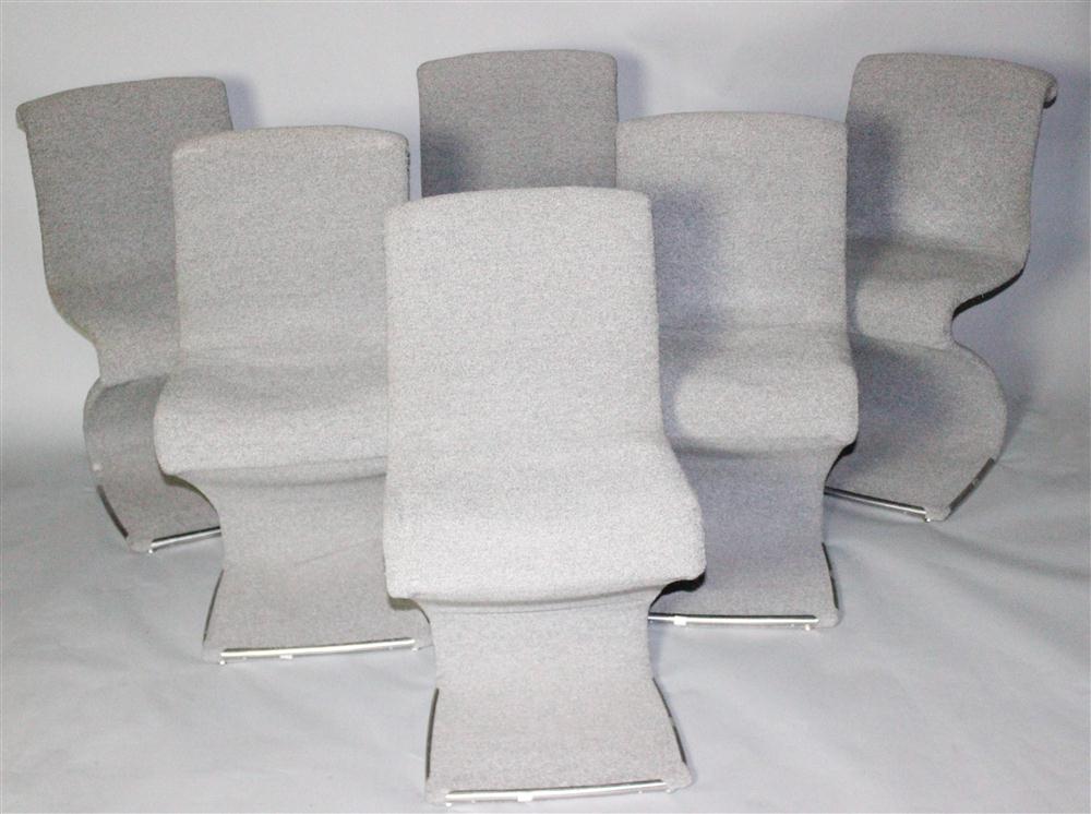 SIX SHASCIA ''Z'' SHAPED DINING