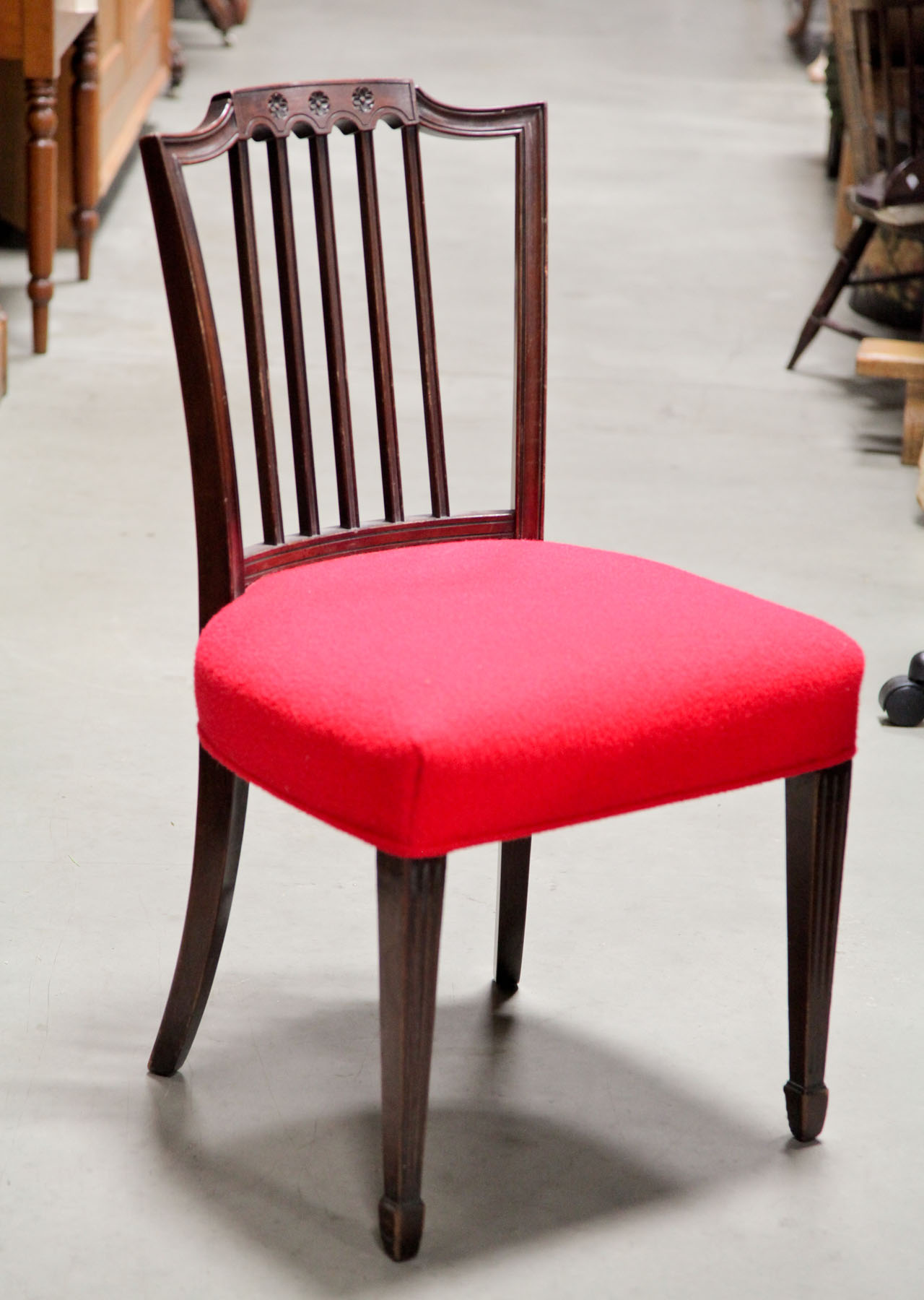 SIX SIDE CHAIRS.  American 