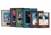 SIX SIGNED BASEBALL PHOTOGRAPH
