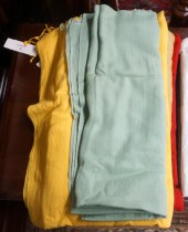 SIX SILK PASHMINA SHAWLSSix Si