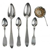 SIX SILVER TABLE ITEMSincludin