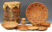 SIX SOUTHWEST BASKETS & SKIN D