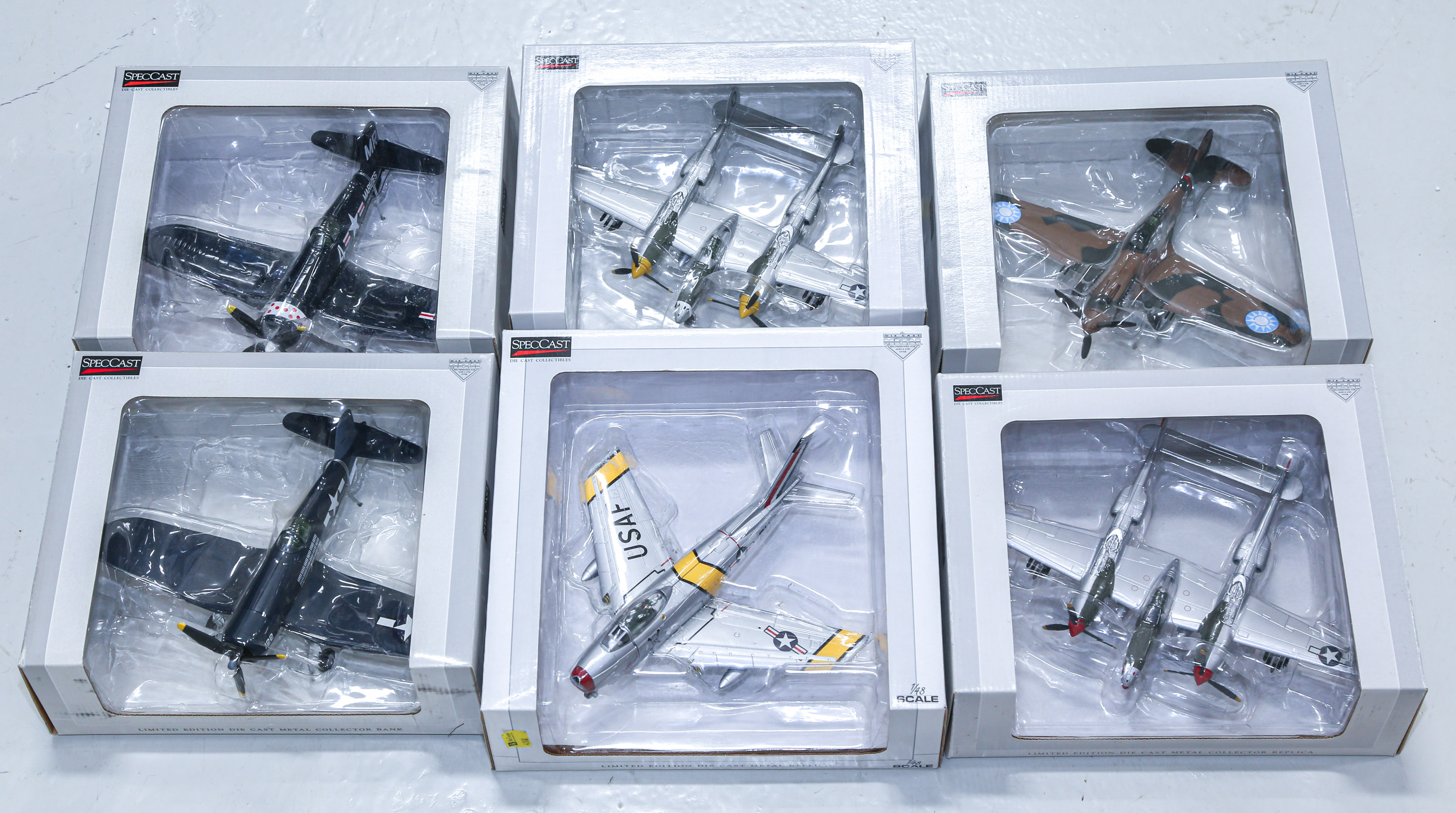 SIX SPECCAST DIE-CAST MILITARY