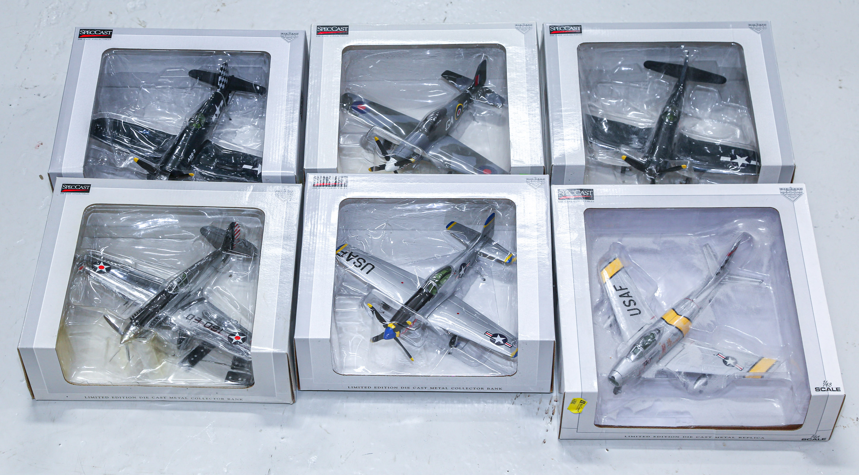 SIX SPECCAST DIE-CAST MILITARY