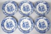 SIX SPODE 'UNION WREATH' PATTE