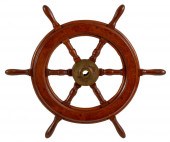 SIX-SPOKE YACHT'S WHEEL EARLY