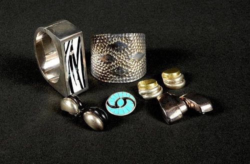 SIX STERLING & OTHER JEWELRY