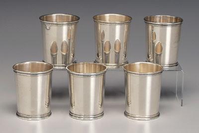 Six sterling Presidential julep