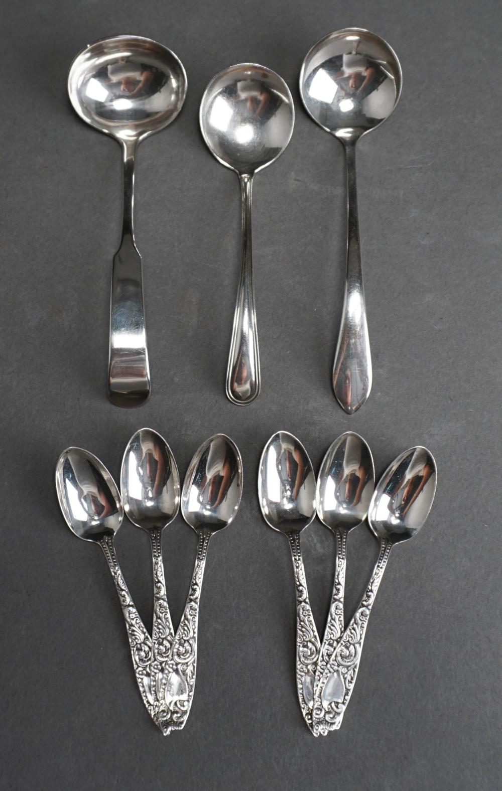 SIX STERLING SILVER DEMITASSE