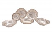SIX STERLING SILVER HOLLOWARE