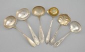 Six Sterling Silver Serving La