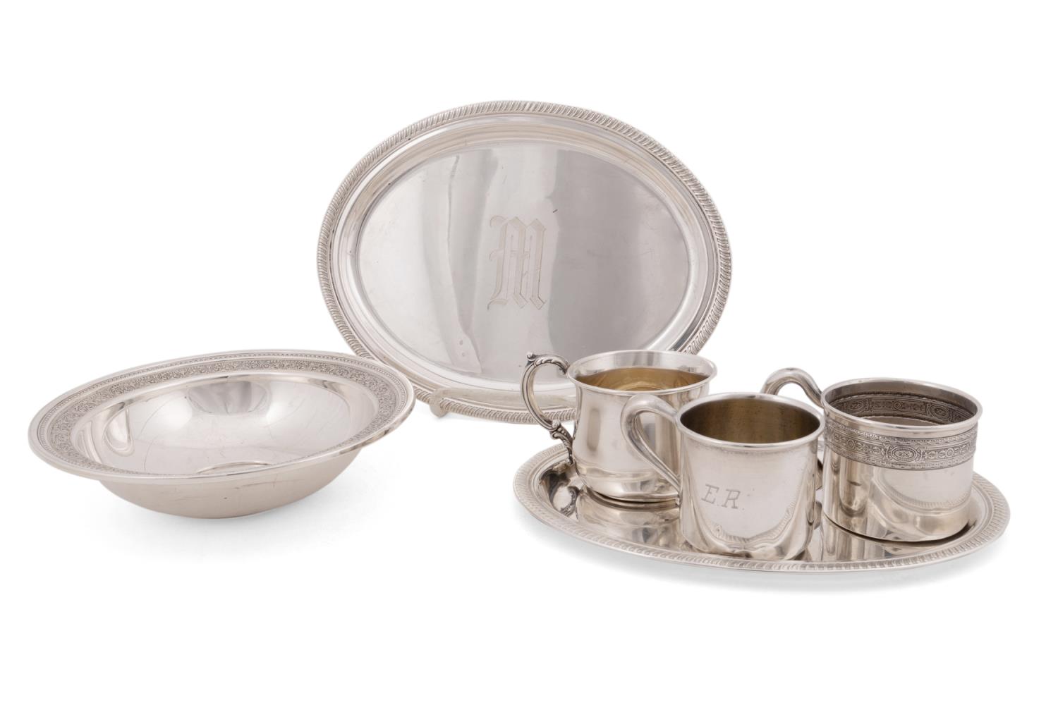 SIX STERLING SILVER TABLE