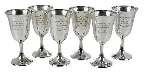 SIX STERLING TROPHY