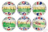 SIX STICK SPATTER RABBIT PLATE