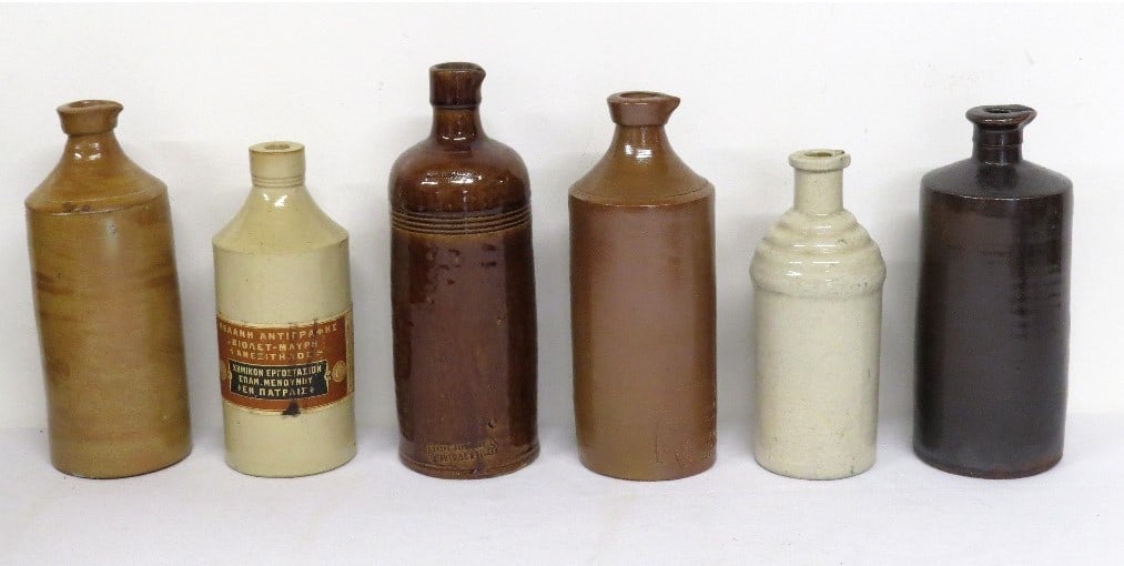 SIX STONEWARE MASTER INKS -