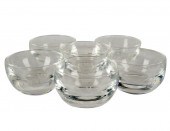 SIX STUEBEN GLASS BOWLSeach si