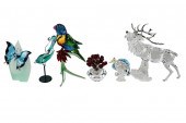 SIX SWAROVSKI FIGURESComprisin
