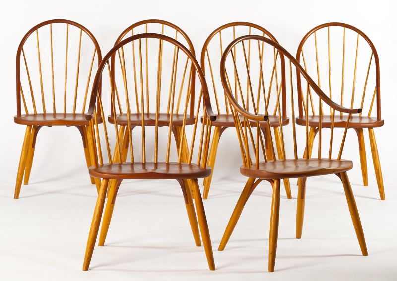 Six Thomas Moser Dining Chairstwo