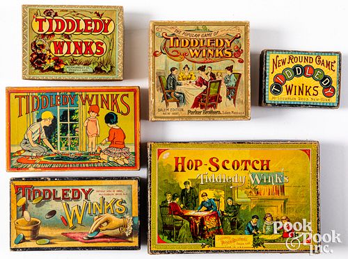 SIX TIDDLEDY WINKS GAMESSix