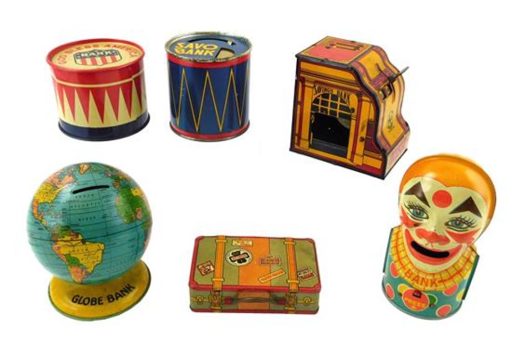 SIX TIN MECHANICAL AND STILL