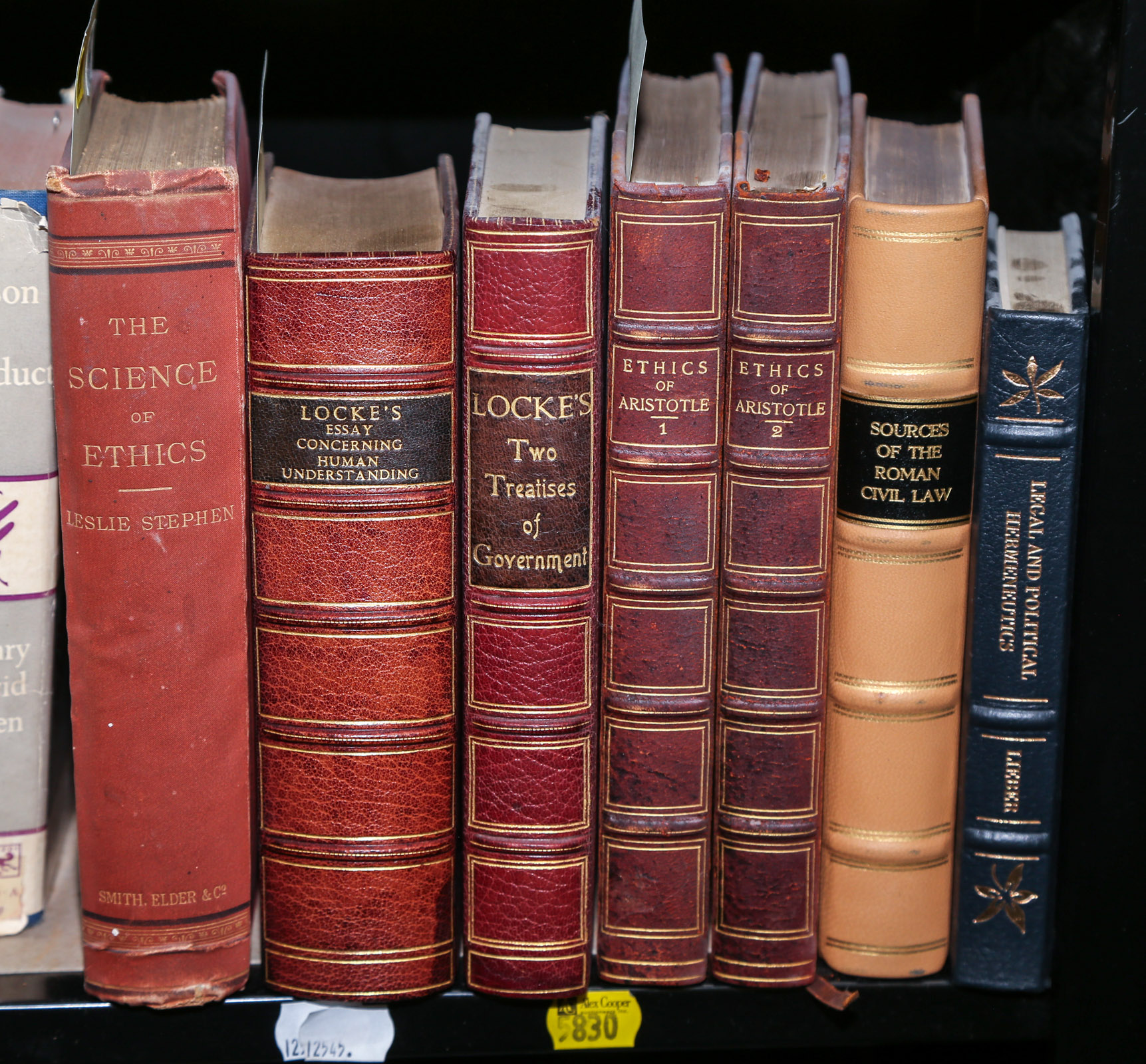 SIX TITLES ON ETHICS & POLITICAL