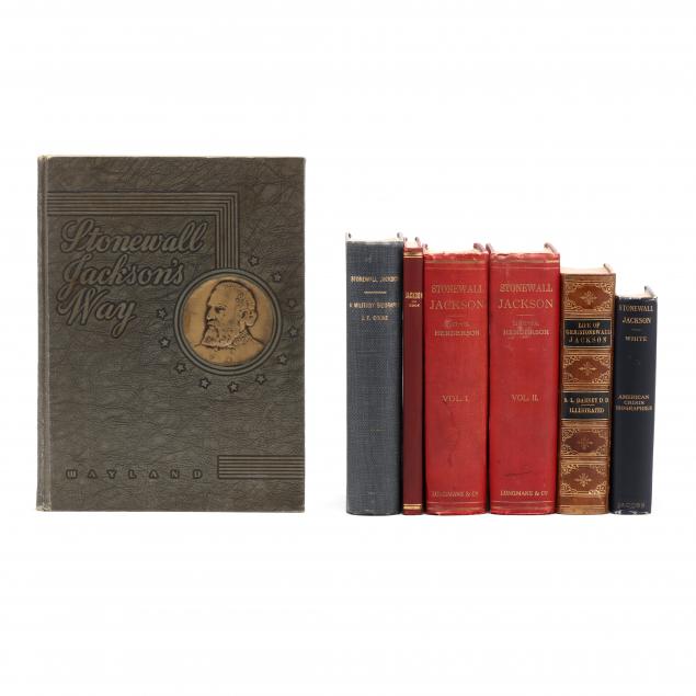 SIX TITLES ON STONEWALL JACKSON